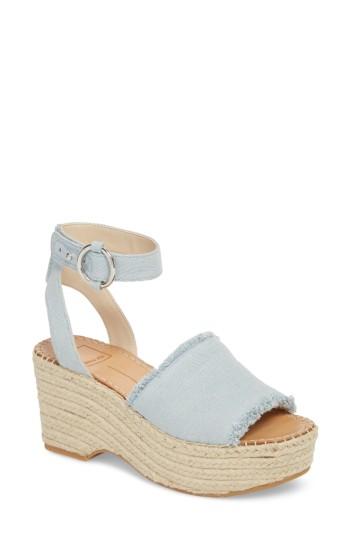 Women's Dolce Vita Lesly Espadrille Platform Sandal M - Blue
