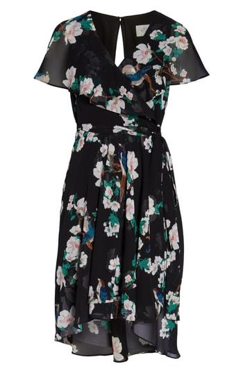 Women's Eliza J Flutter Sleeve High/low Dress