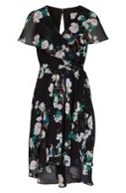 Women's Eliza J Flutter Sleeve High/low Dress