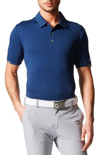 Men's Adidas Climachill Stripe Golf Polo