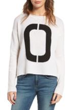 Women's James Perse Intarsia Knit Cashmere Sweater