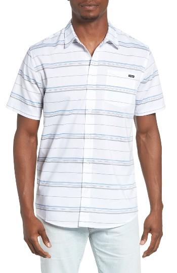 Men's O'neill Striped Woven Shirt - White