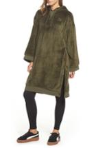 Women's Puma Fleece Oversize Hoodie - Green