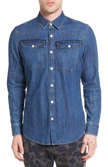 Men's G-star Raw 3301 Denim Western Shirt