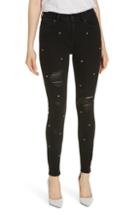Women's Ted Baker London Bretie Diamante Skinny Jeans - Black