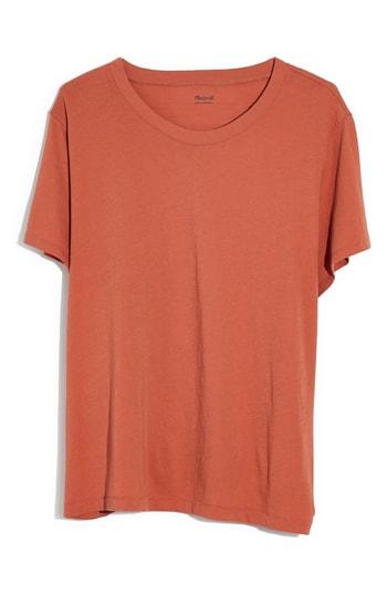 Women's Madewell Northside Vintage Tee - Red