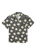 Men's Naked & Famous Denim Japanese Springtime Woven Shirt - Black