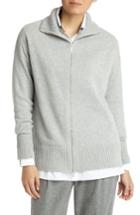 Women's Lafayette 148 New York Luxe Merino Wool & Cashmere Sweater Jacket