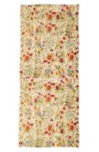 Women's Gucci Golden Flora Pleated Stole, Size - Ivory