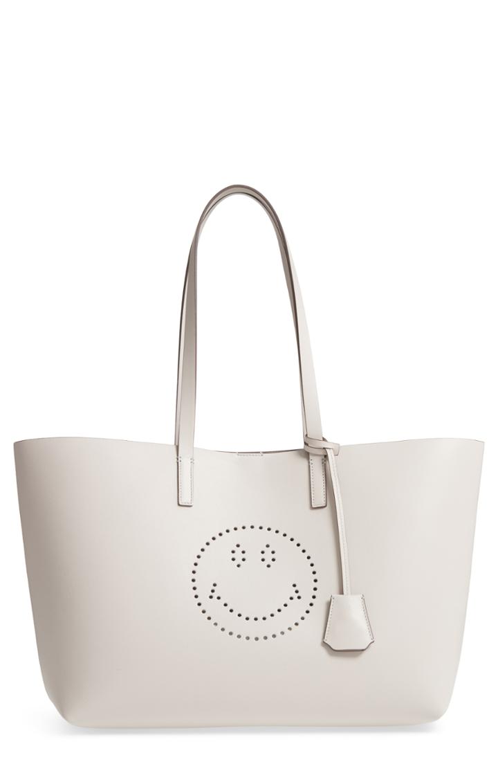 Anya Hindmarch Ebury Smiley Leather Tote -