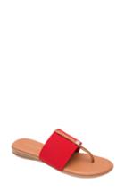 Women's Andre Assous Nice Sandal M - Red