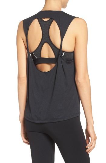 Women's Onzie Twist Tank, Size - Black