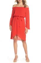 Women's Ali & Jay Get Me To The Greek Off The Shoulder Dress - Red