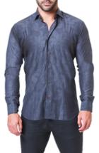 Men's Maceoo Fibonacci Dimension Trim Fit Sport Shirt (m) - Grey