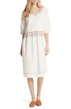 Women's The Great. The Siesta Embroidered Dress - White