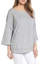 Women's Caslon Split Sleeve Sweatshirt - Grey