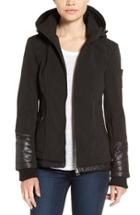 Women's Guess Water Resistant Hooded Soft Shell Jacket