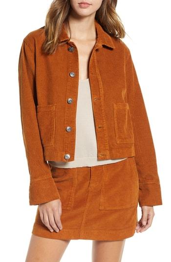 Women's Bdg Urban Outfitters Corduroy Utility Jacket - Brown
