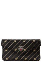 Gucci Broadway Gg Archive-p Leather Envelope Clutch -