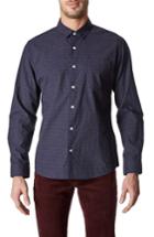 Men's 7 Diamonds Midnight In Paris Sport Shirt, Size - Blue