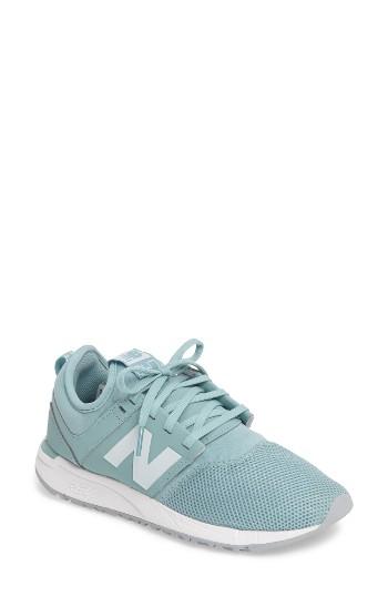 Women's New Balance Sport Style 247 Sneaker .5 B - Blue