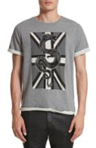 Men's Pierre Balmain Print Fleece T-shirt Eu - Grey
