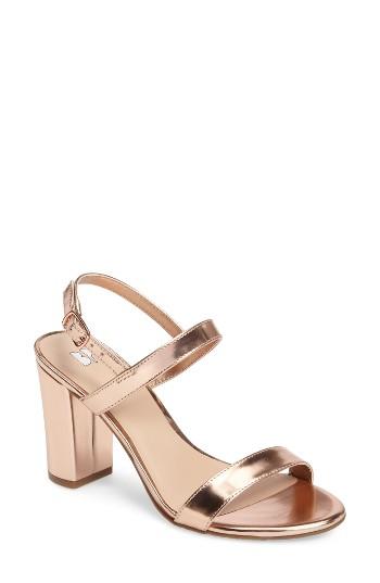 Women's Bp. Lula Block Heel Slingback Sandal M - Metallic