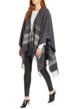 Women's Halogen Stripe Cashmere Ruana