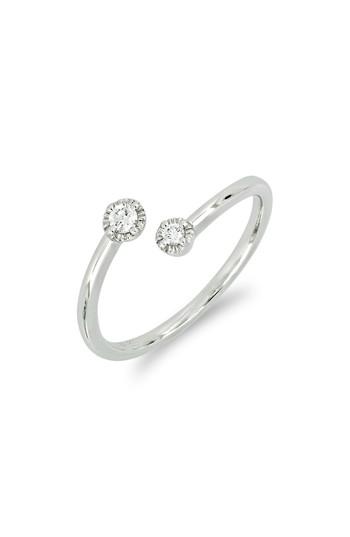 Women's Bony Levy Open Stack Diamond Tipped Ring (nordstrom Exclusive)