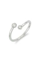 Women's Bony Levy Open Stack Diamond Tipped Ring (nordstrom Exclusive)