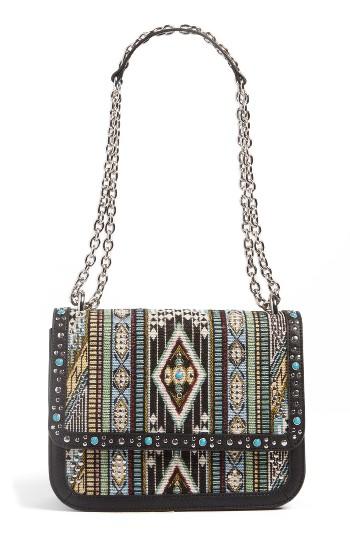 Chelsea28 Dahlia Embroidered Faux Leather Crossbody Bag -