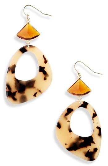 Women's Nakamol Design Faceted Crystal Resin Earrings