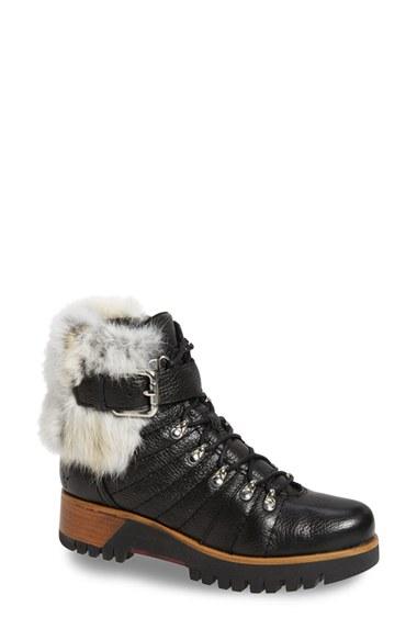 Women's Rudsak Baie Genuine Rabbit Fur Trim Winter Boot