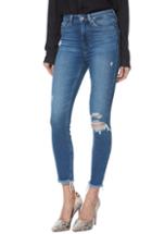 Women's Paige Margot High Waist Crop Skinny Jeans - Blue