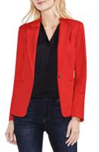 Women's Vince Camuto Lace-up Back Double Weave Blazer - Red