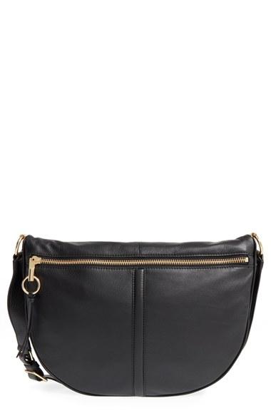 Elizabeth And James 'scott Moon' Leather Crossbody Bag -