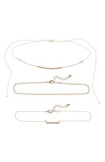 Women's Bp Set Of 3 Link Necklaces