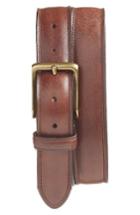 Men's Bosca The Jefferson Leather Belt - Dark Brown