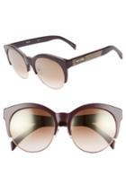 Women's Moschino 56mm Special Fit Sunglasses - Cyclamen