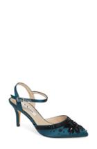 Women's Nina Thora Beaded Pointy Toe Pump .5 M - Green