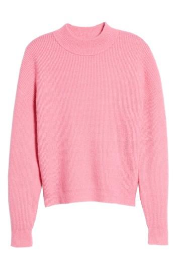 Women's Leith Cozy Ribbed Pullover - Pink