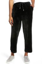 Women's Caslon Off Duty Velour Pants - Black