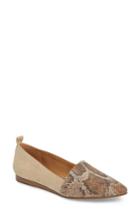 Women's Lucky Brand Beechmer Pointy Toe Flat M - Beige