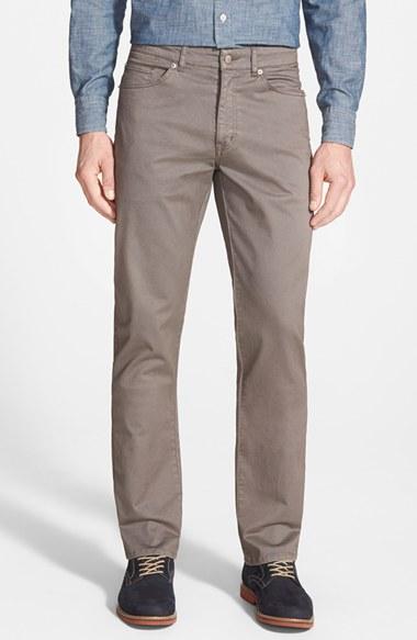 Men's Peter Millar Stretch Sateen Five Pocket Pants - Blue