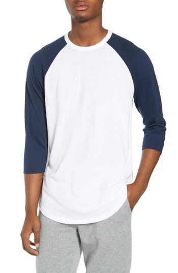 Men's The Rail Baseball T-shirt - White