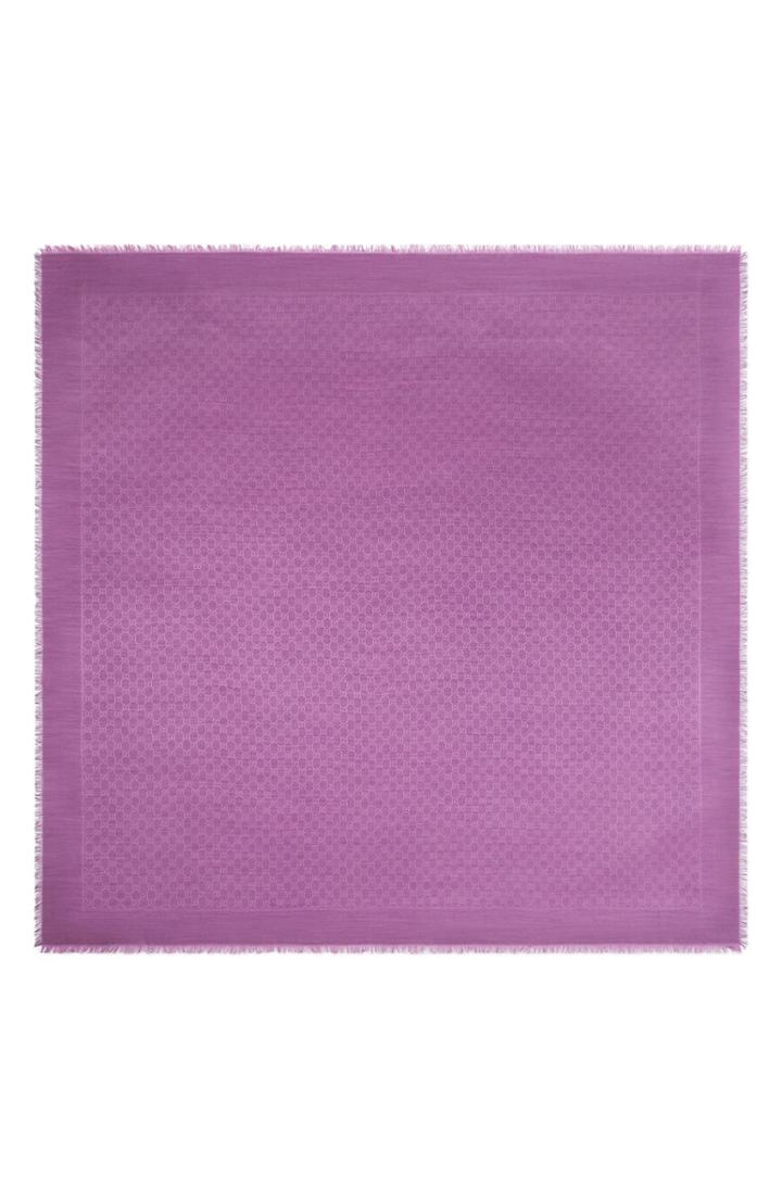 Women's Gucci Ataria Jacquard Shawl, Size - Black