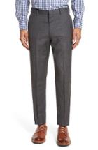 Men's J.crew Ludlow Flat Front Solid Wool Trousers
