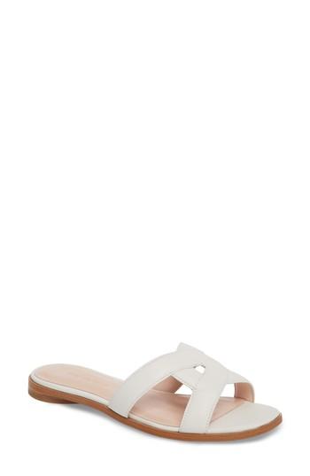 Women's Avec Les Filles Blaye Slide Sandal M - White