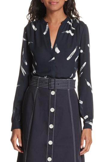 Women's Joie Mintee Print Silk Blouse