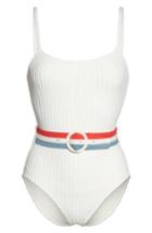 Women's Solid & Striped The Nina One-piece Swimsuit - White